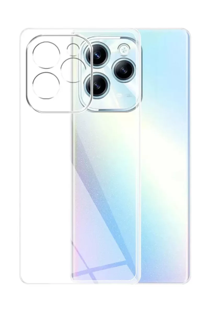 İnfinix Hot 40i Uyumlu Kılıf Lüx Şeffaf Silikon