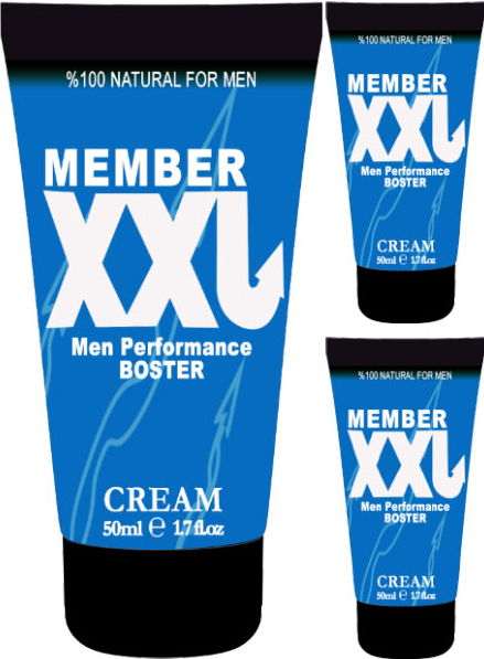 Member Xxlcream 50 ml 3 Adet Erkeklere Özel Boy Çap Şekillik & Krem