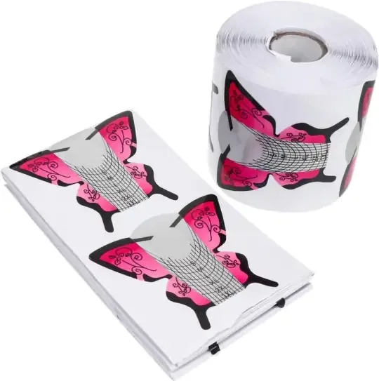 Nail Art Desen Şablonu - Kelebek Şablon 500lü