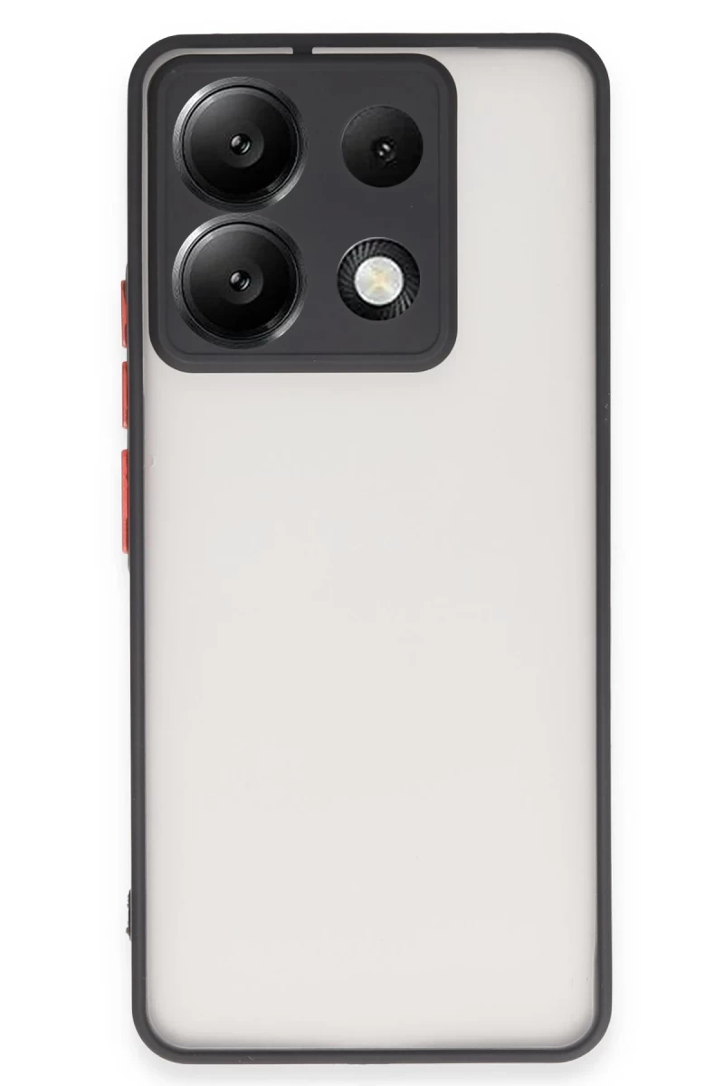 Xiaomi Redmi Note 13 5G Uyumlu Kılıf Montreal Silikon Kapak - Siyah