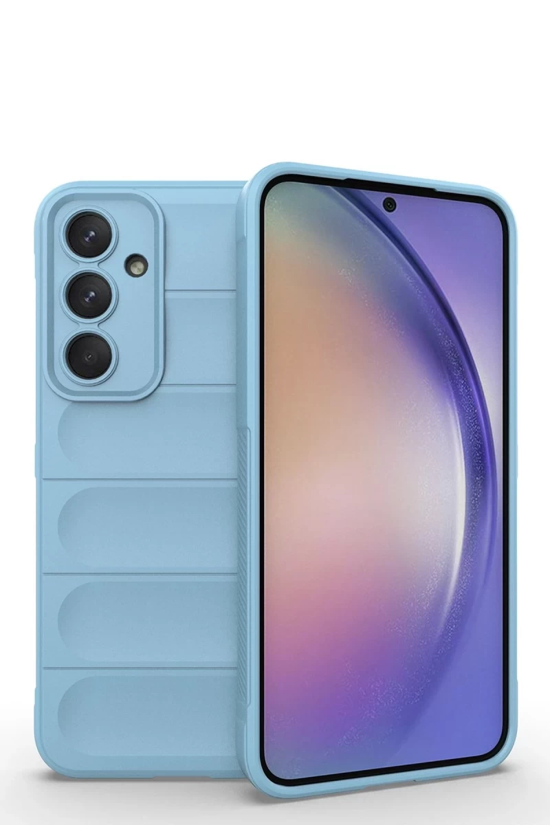Samsung Galaxy M14 5G Uyumlu Kılıf Optimum Silikon - Sky Blue