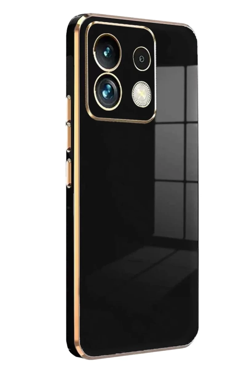 Xiaomi Redmi Note 13 Pro 5G Uyumlu Kılıf Volet Silikon - Siyah