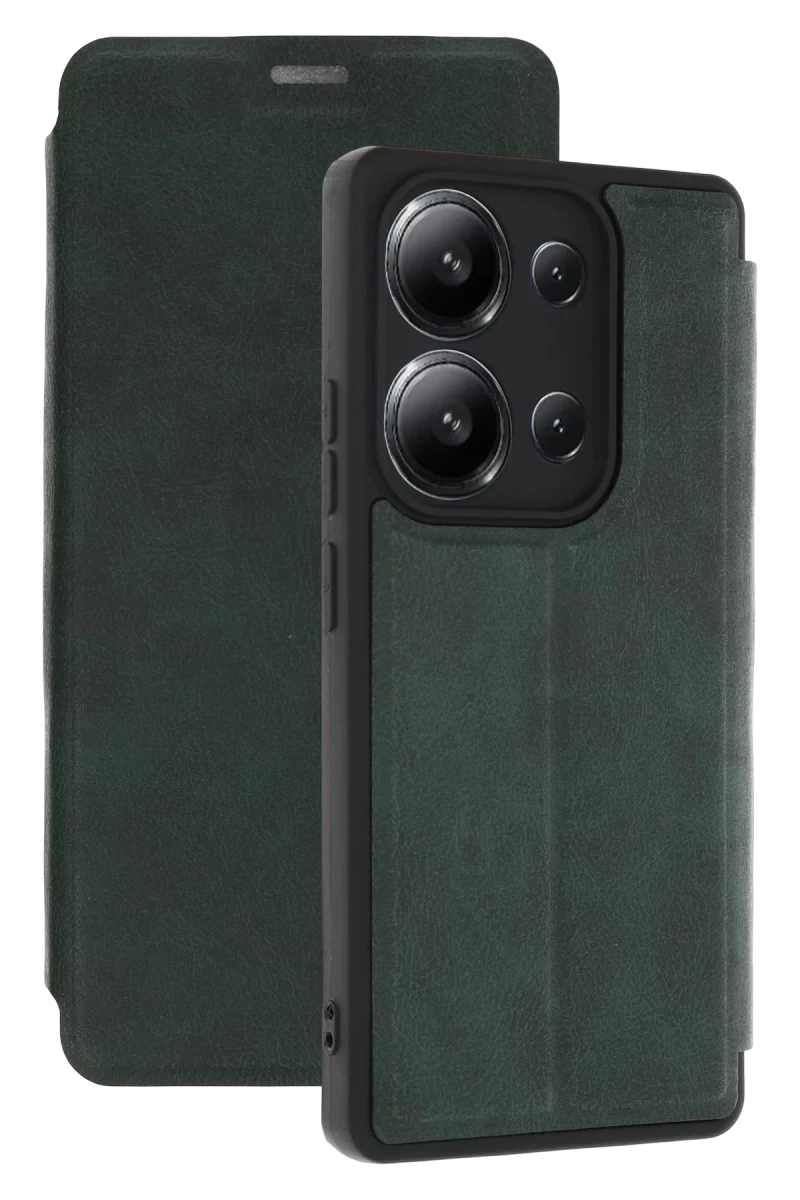 Xiaomi Redmi 15C 4G Uyumlu Flip Cover - Yeşil