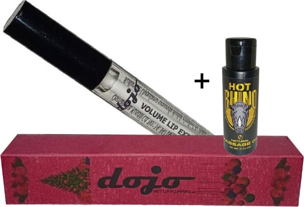 Dojo Dudak Dolgunlaştırıcının Hotlip Plumper Yanında Hotrhino Erotikmasaj Yağı