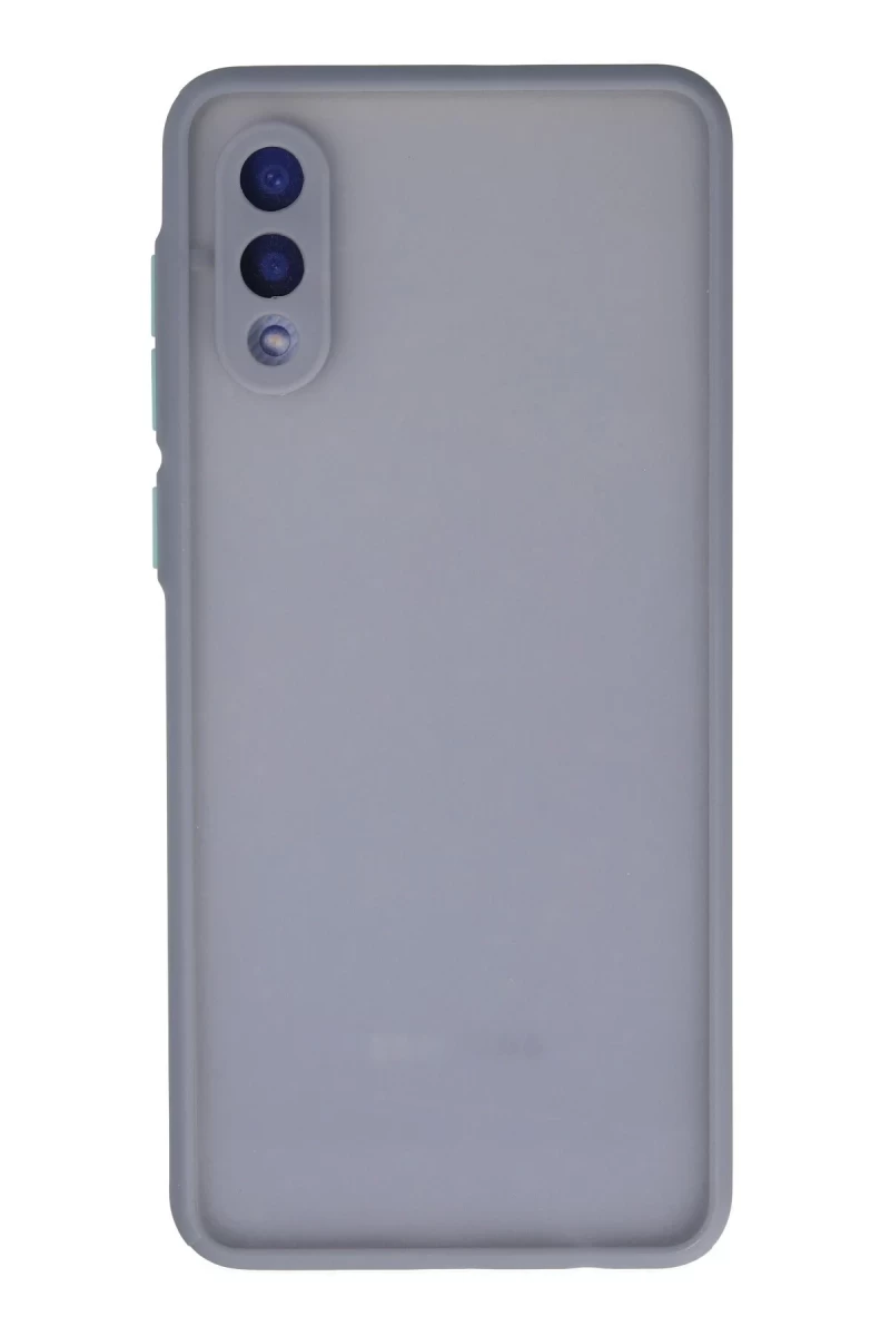 Samsung Galaxy A02 Uyumlu Kılıf Montreal Silikon Kapak - Gri