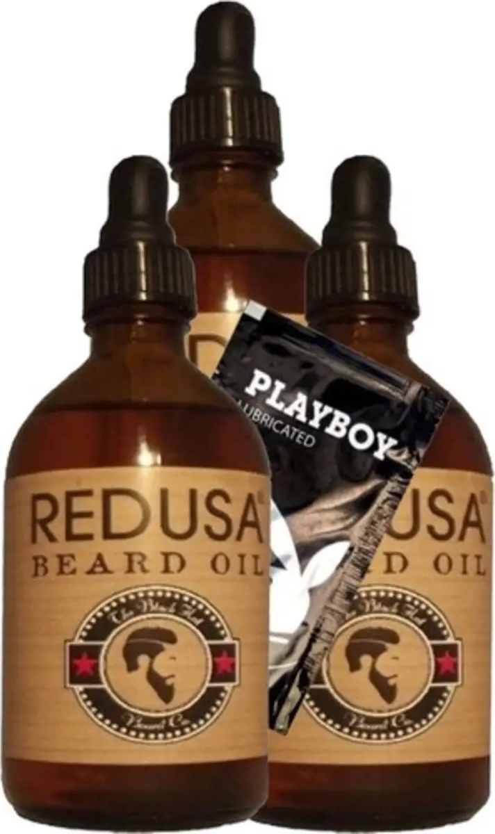 Redusa Beard Oil 3lü Sakal Bakım Yağı 100 ml + 1 Hediye Jel