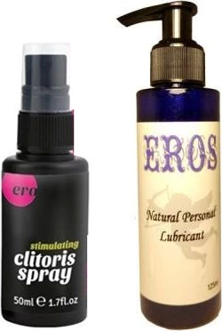 Hintohu Kadınlara Özel Sprey 50 Ml+Eros 125ML Lubricant Gel