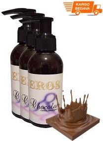 Eros Chocolate Erotic Massage Oil 120ML Çikolata Kokulu Masaj Yağı 3 Adet