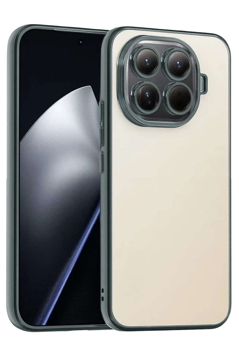 Xiaomi Mi 15T Pro Uyumlu Lensli Silikon - Titan Gri