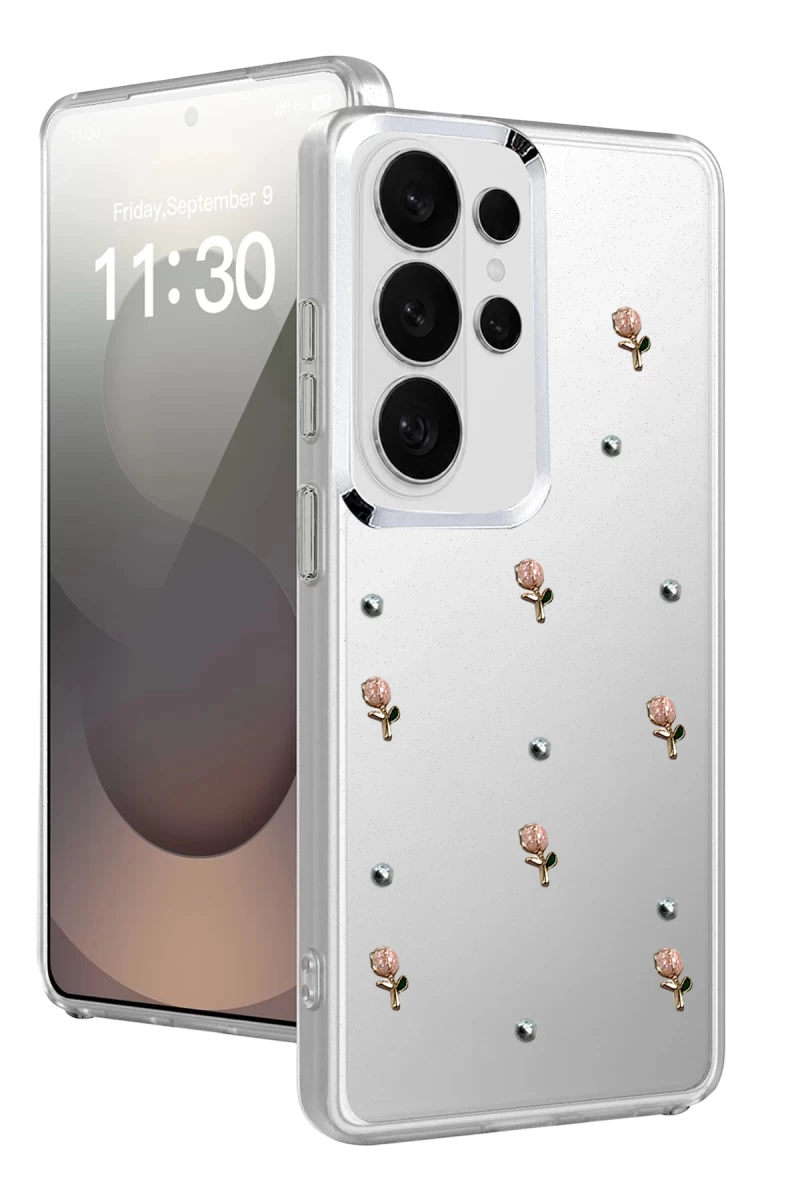 Samsung Galaxy S26 Ultra Uyumlu Fiyonk Desenli Kapak - Desen 6
