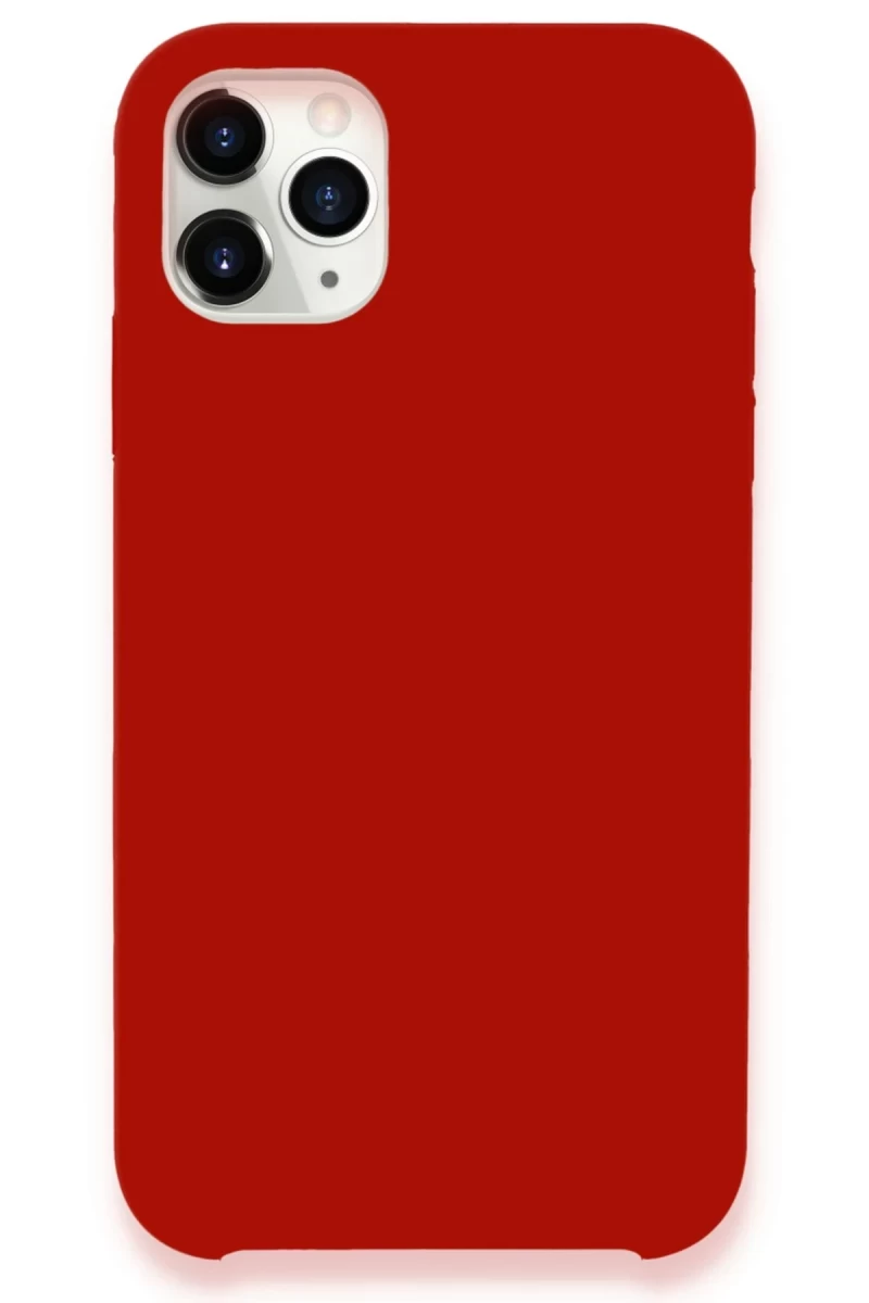 Apple iPhone 11 Pro Max Uyumlu Kılıf Lansman Legant Silikon - Kırmızı