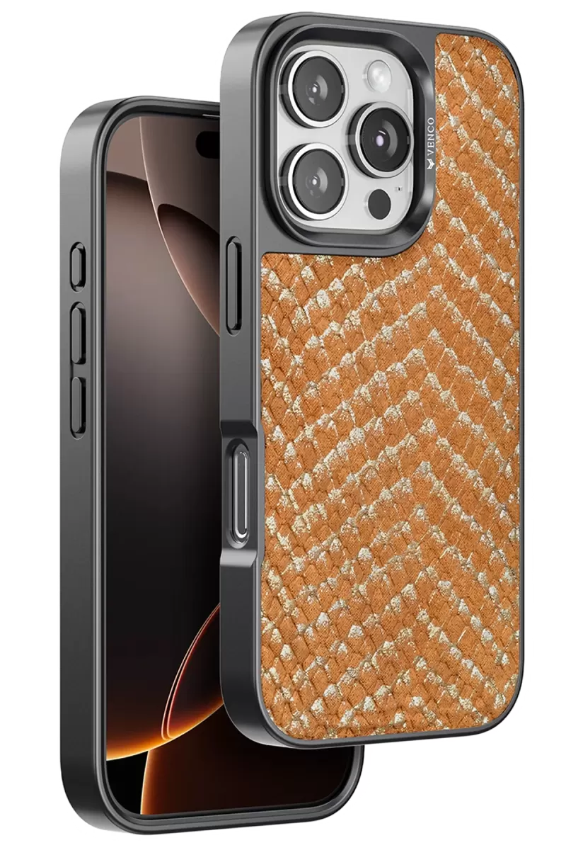 Venco Apple iPhone 16 Pro Max Uyumlu Viper Kapak - Kahverengi
