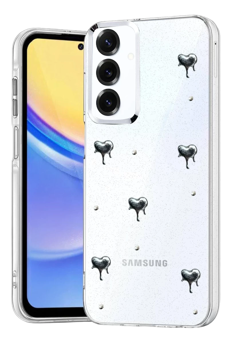 Samsung Galaxy S24 FE Uyumlu Fiyonk Desenli Kapak - Desen 1