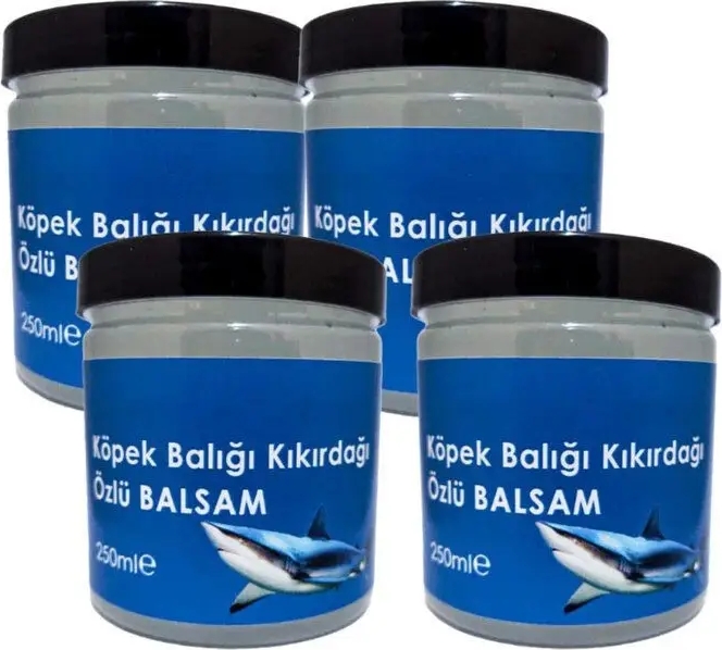 Süper Köpek Balığı Kıkırdağı Özlü Balsam Kremi 4X250 ml