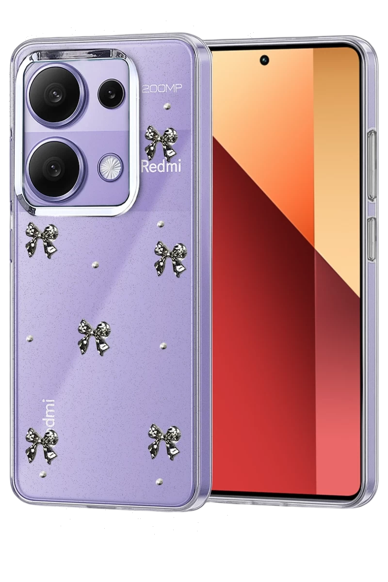 Xiaomi Redmi Note 13 Pro 4G Uyumlu Fiyonk Desenli Kapak - Desen 5