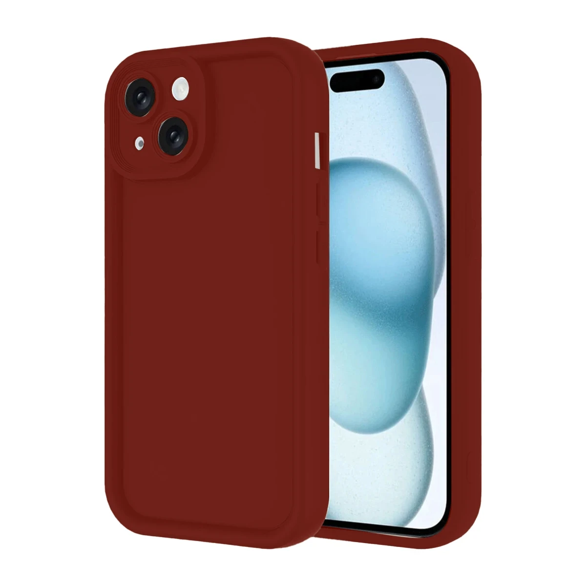 Apple iPhone 14 Uyumlu Kılıf Viera Silikon - Bordo