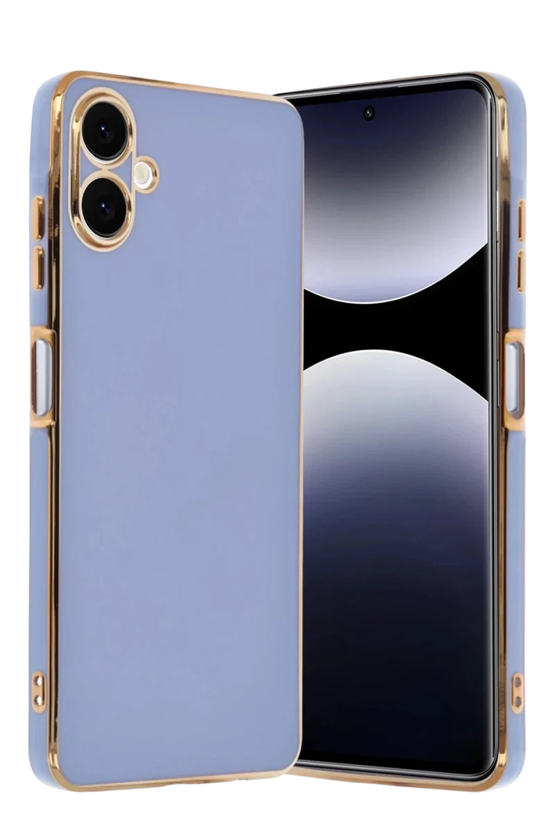 Samsung Galaxy A07 4G Uyumlu Volet Silikon - Mavi