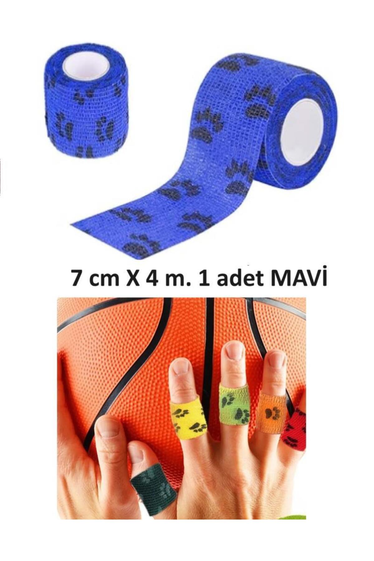 Pati Desenli Kendinden Yapışkanlı Elastik Bandaj Parmak Bilek Koruyucu Spor bandajı sargısı Sargı