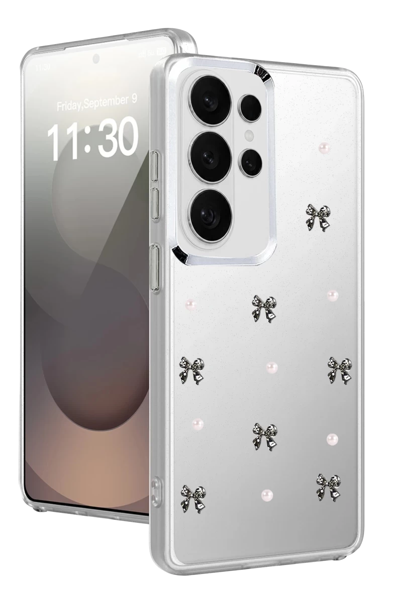 Samsung Galaxy S26 Ultra Uyumlu Fiyonk Desenli Kapak - Desen 8
