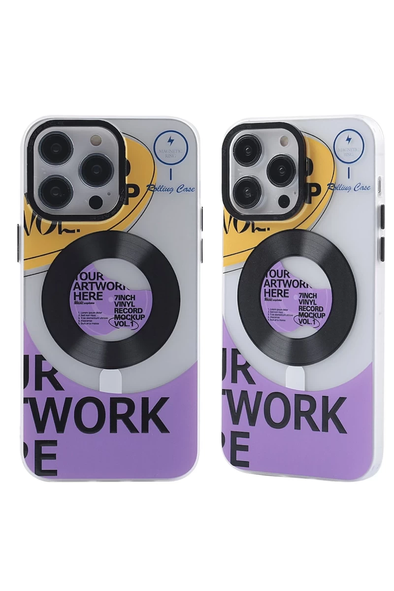 Apple iPhone 13 Pro Uyumlu Kılıf Apollo Magneticsafe Desenli Kapak - Apollo Şeffaf - 6