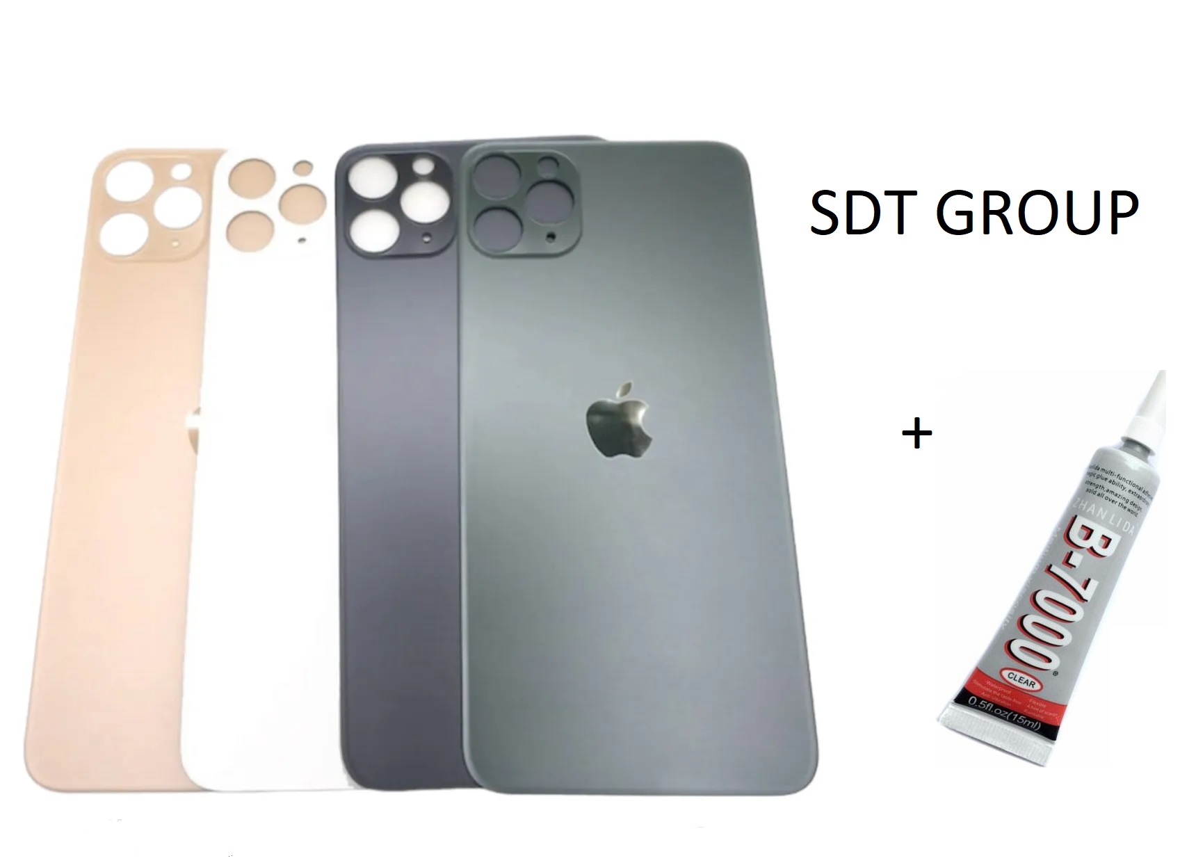 iPhone 11 PRO MAX Uyumlu Arka Batarya Pil Kapağı ALTIN (B