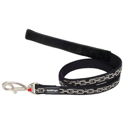 Zincir Desenli Köpek Uzatma Tasması Medium 20 Mm 1,2 Mt