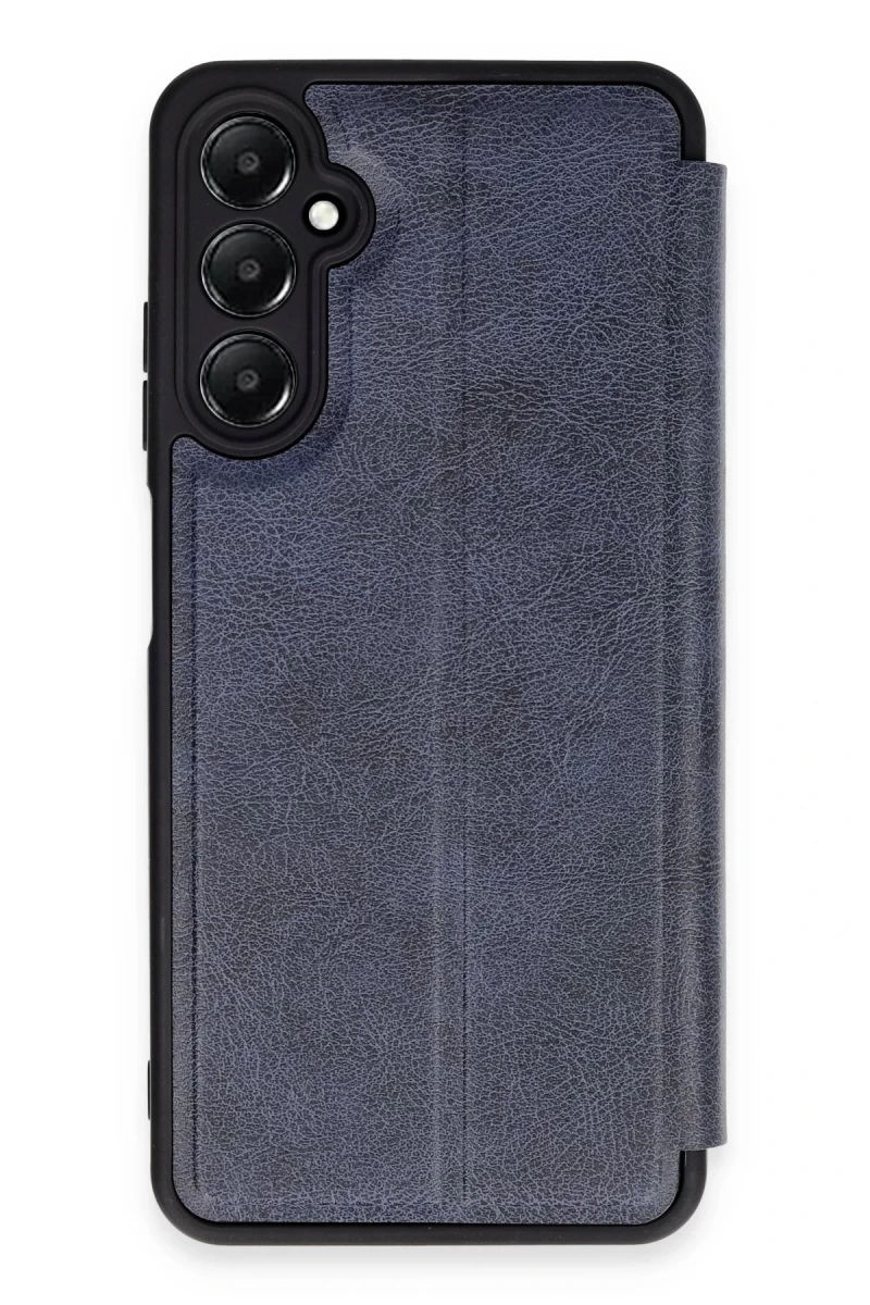 Samsung Galaxy A15 4G Uyumlu Kılıf Flip Cover - Lacivert