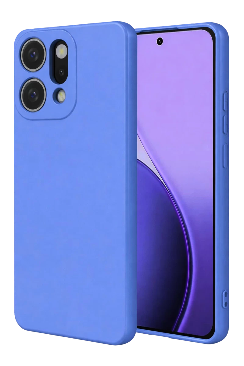 Oppo Reno 14 Uyumlu First Silikon - Mavi