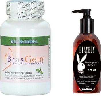 Bras Gein Göğüs Şekillendirici Plump Big Breast + Playboy Masaj Yağı