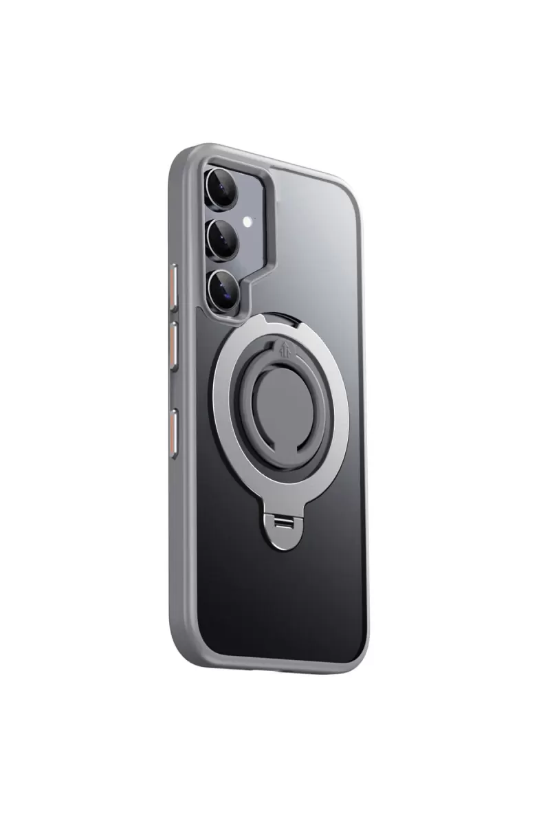 Joko Samsung Galaxy S24 Uyumlu Avatar 360 Dönen Magsafe Kapak - Titan Gri