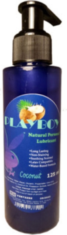 Playboy Coconut Flavor Natural Personal Lubricant 125ml Hindistancevizli