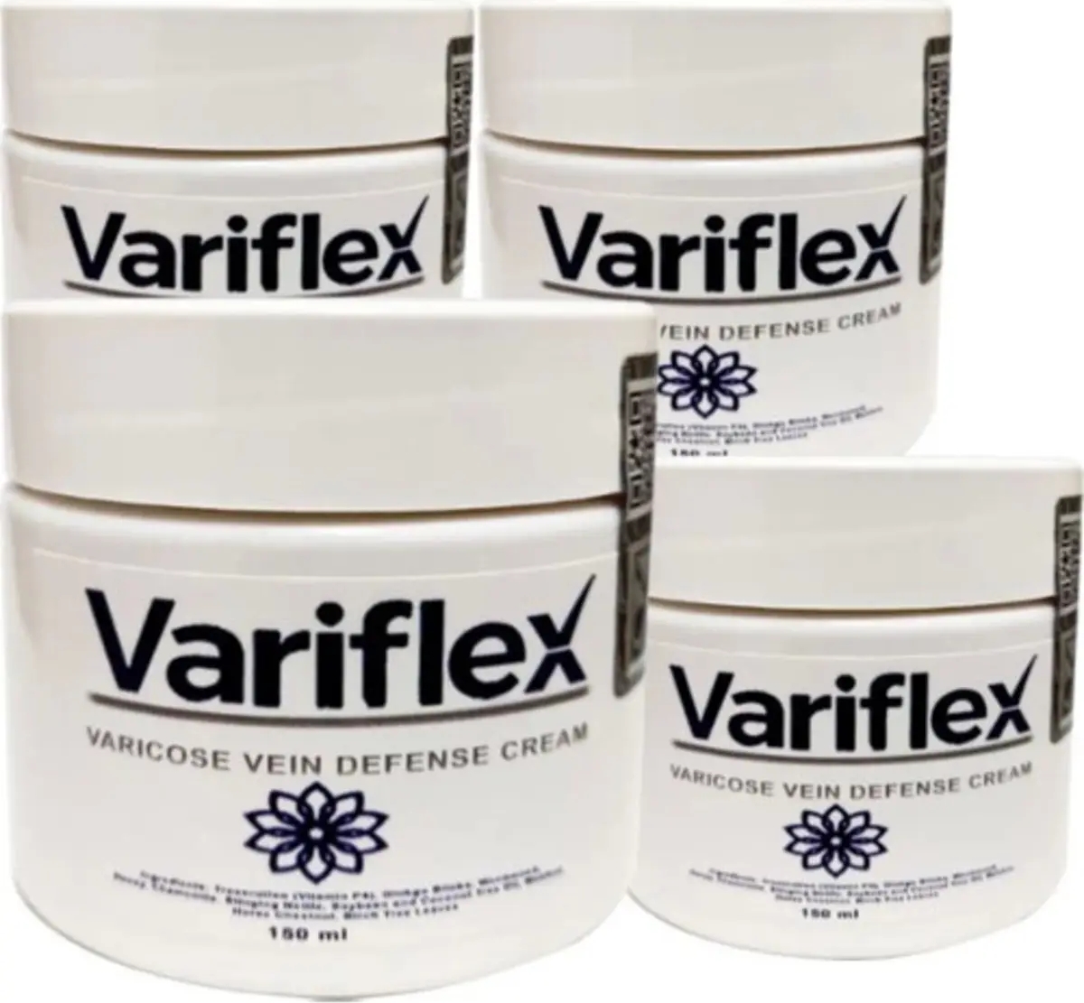 Süper Variflex 4 Tane 150 ml  Cream Büyük Boy Bacak Kremi