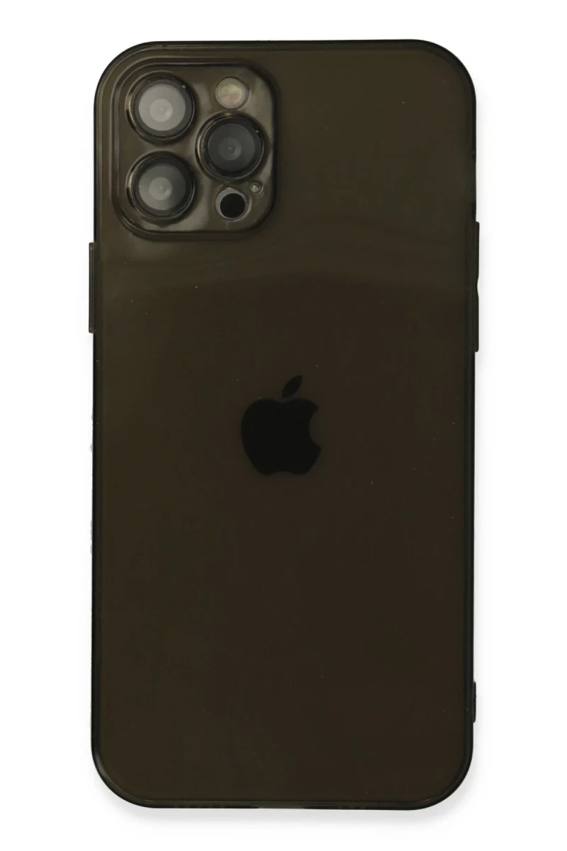Apple iPhone 12 Pro Uyumlu Kılıf Fly Lens Silikon - Siyah