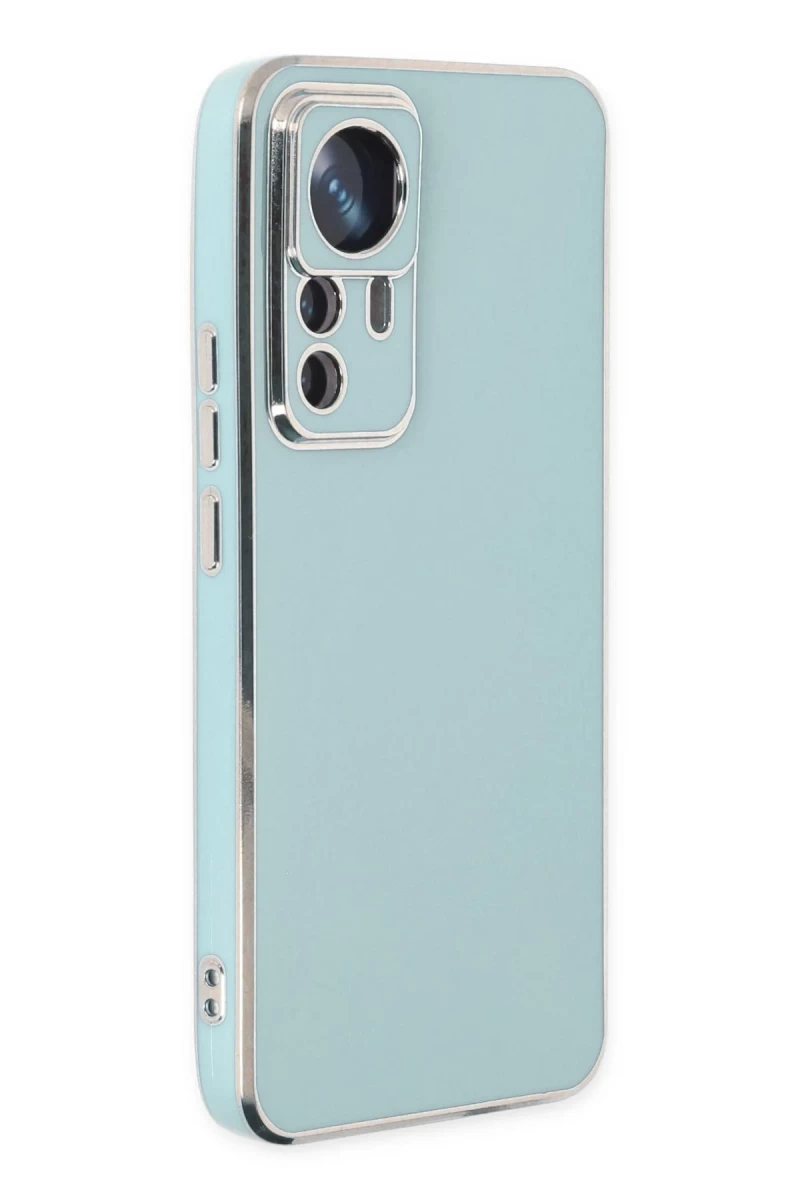 Xiaomi Mi 12T Pro Uyumlu Kılıf Volet Silikon - Açık Yeşil