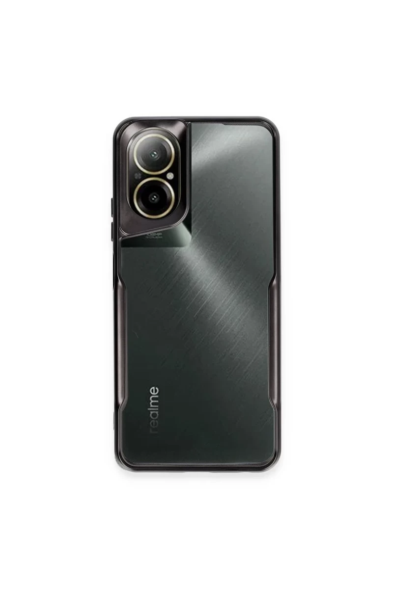 Realme 12 Lite Uyumlu Kılıf Boyi Silikon Kapak - Siyah