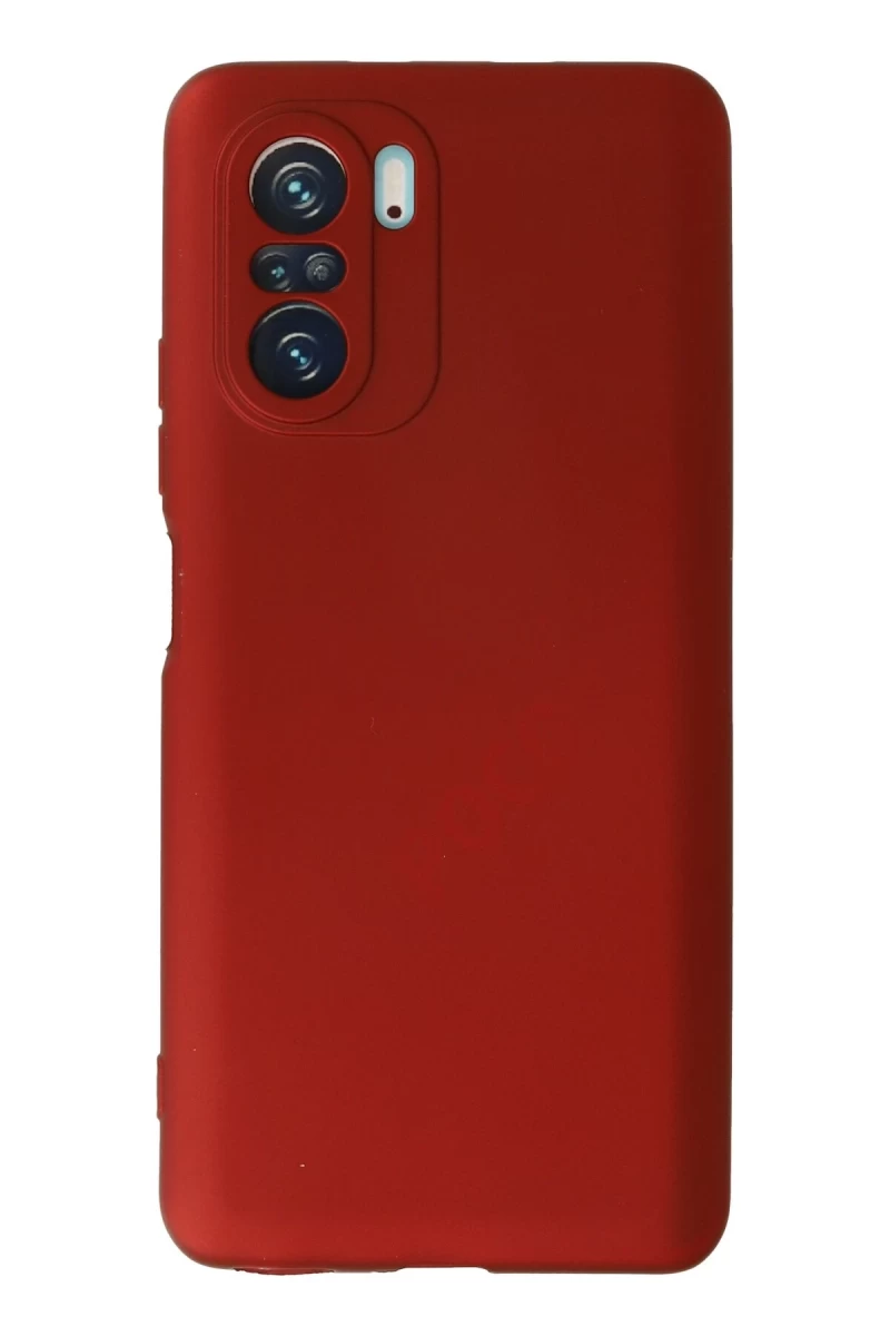 Xiaomi Poco F3 Uyumlu Kılıf First Silikon - Kırmızı