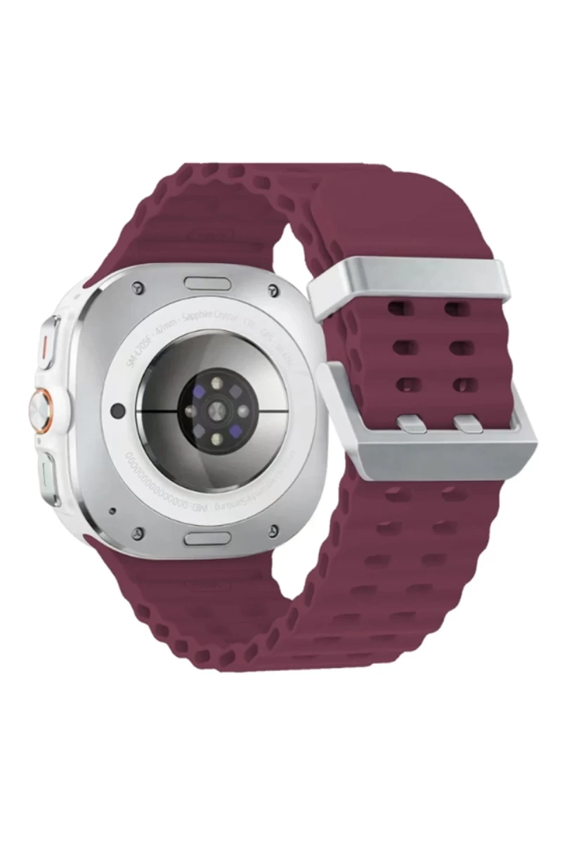 Watch 7 Ultra KR417 Rug Silikon Kordon - Mor