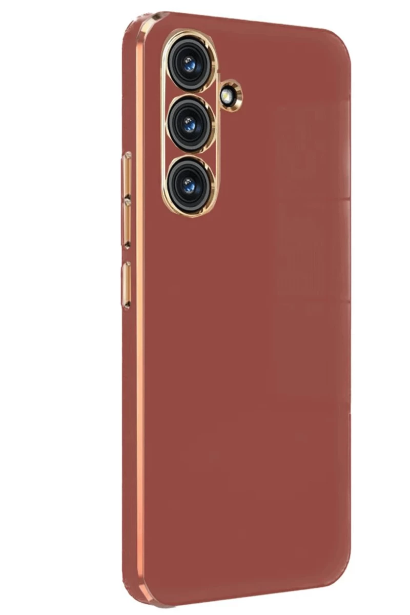 Samsung Galaxy M34 5G Uyumlu Kılıf Volet Silikon - Kırmızı