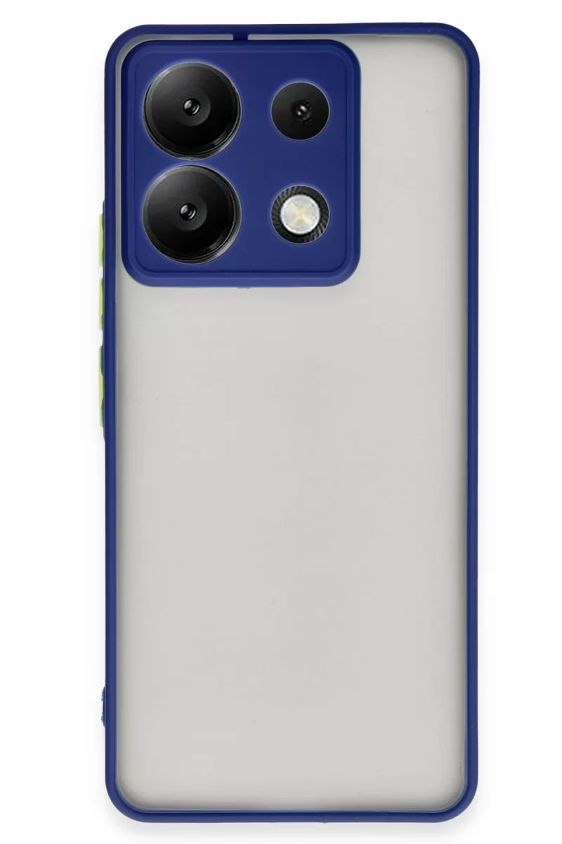 Xiaomi Redmi Note 13 Pro 5G Uyumlu Kılıf Montreal Silikon Kapak - Lacivert