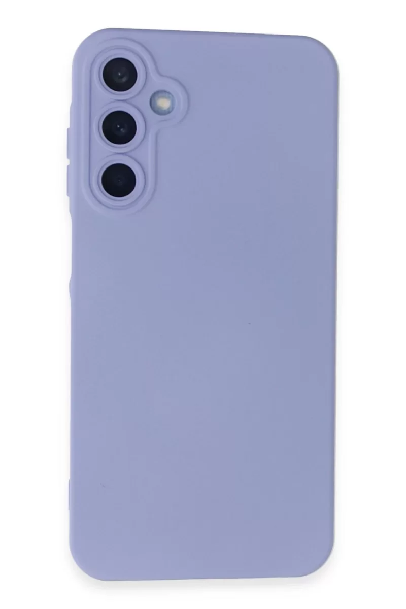 Samsung Galaxy A15 4G Uyumlu Kılıf Nano içi Kadife Silikon - Lila