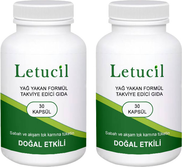 Letucil 30 Lu 2 Adet - Zayıflaşmanıza Inceleşmenize Yeşil Çayın ve Biberiyenin Yüksek Gücüyle Ulaşın