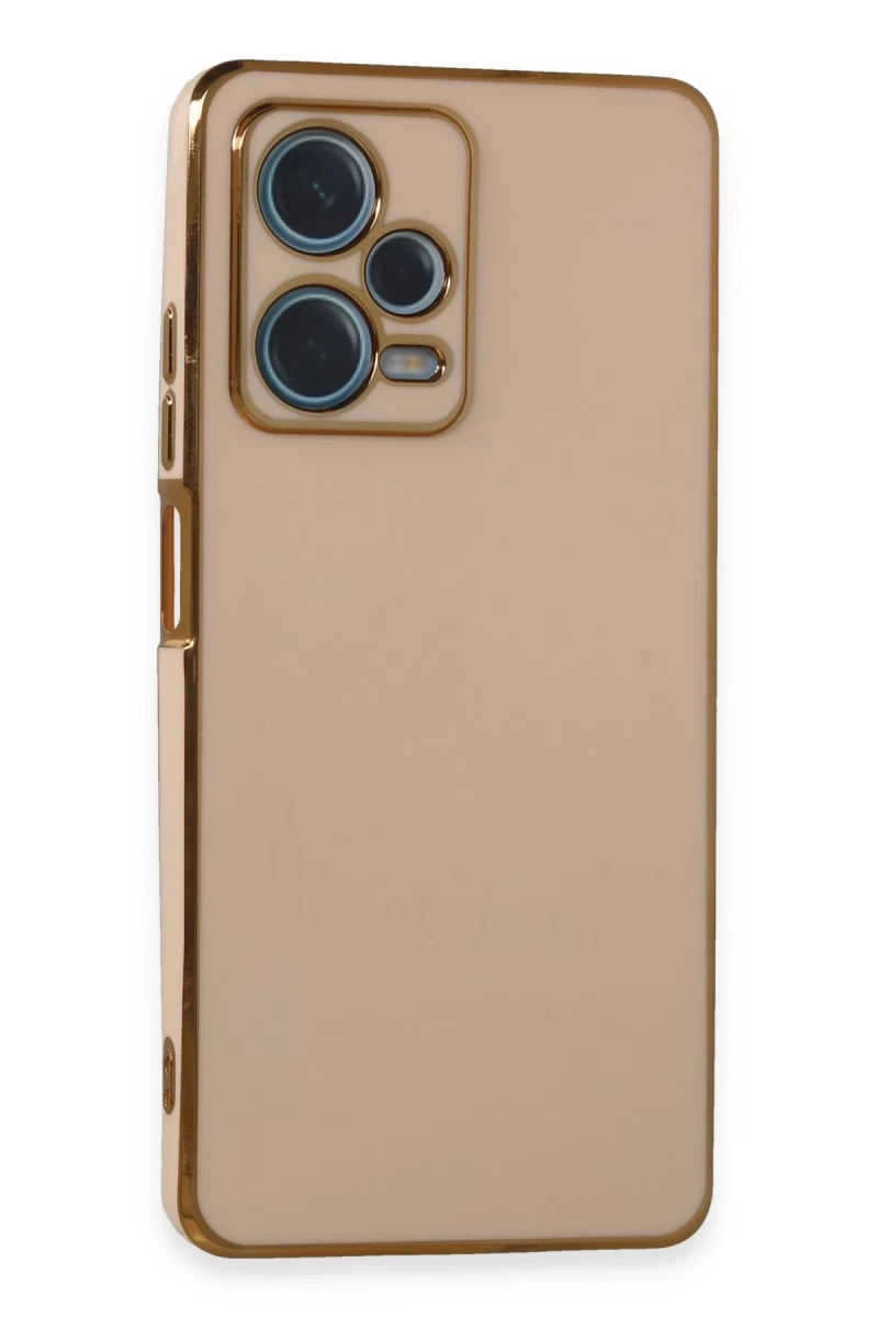 Xiaomi Redmi Note 12 Pro Plus Uyumlu Kılıf Volet Silikon - Pembe