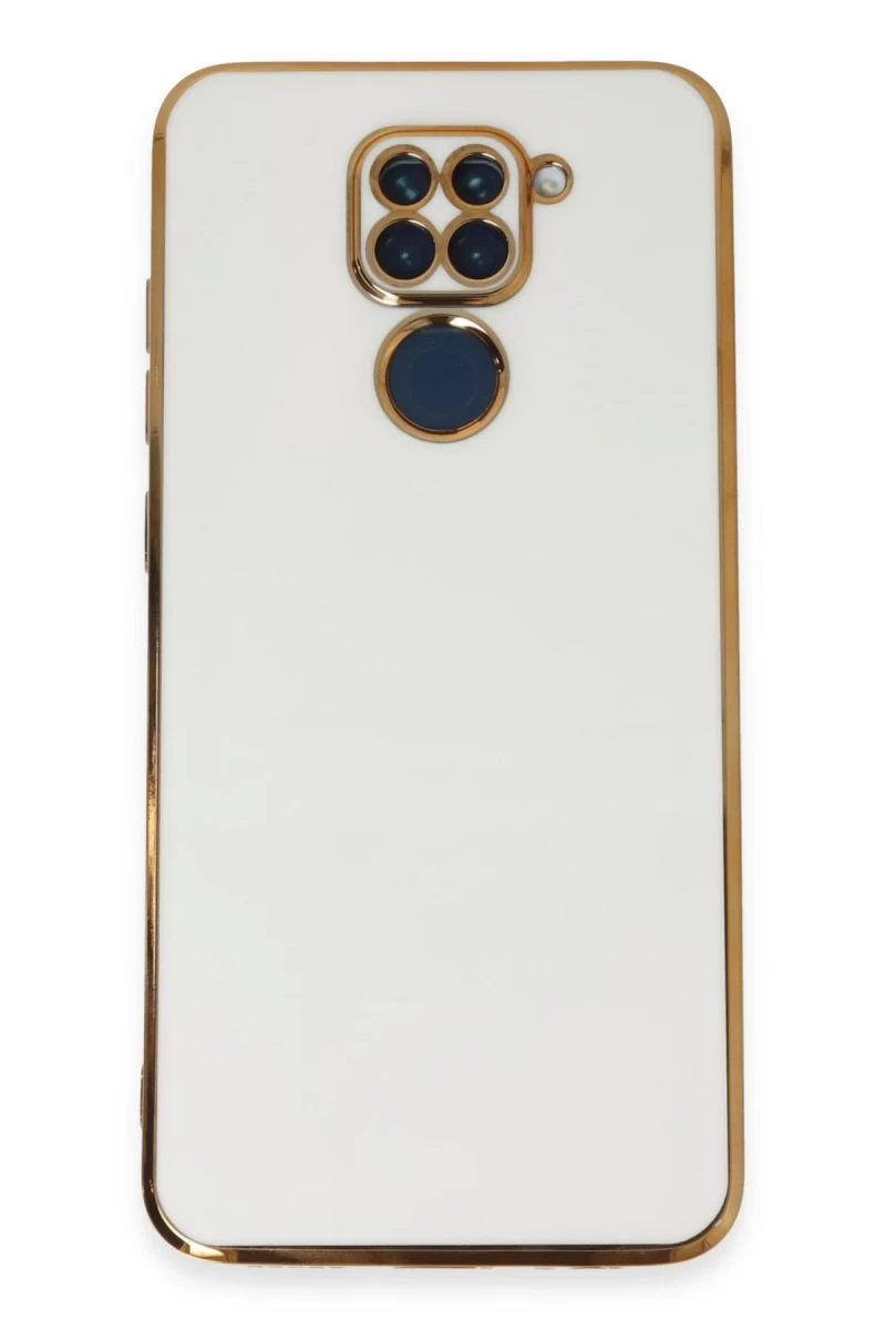 Xiaomi Redmi Note 9 Uyumlu Kılıf Volet Silikon - Beyaz