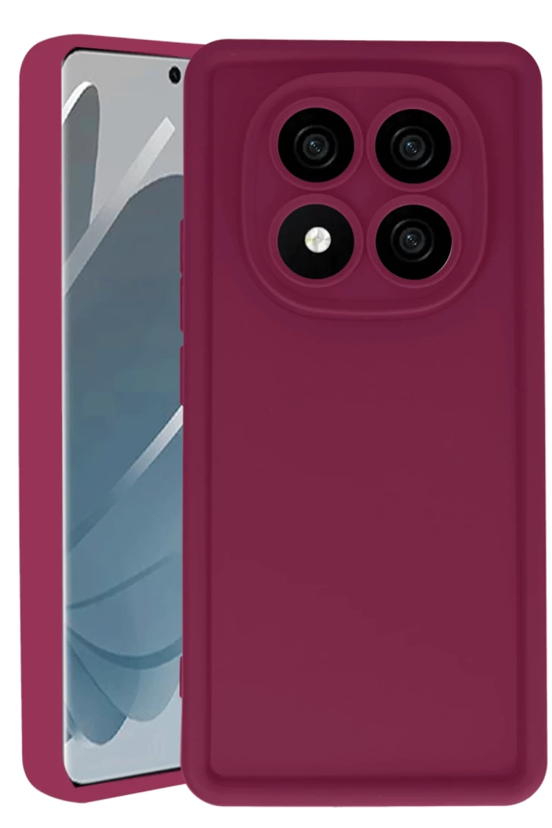Xiaomi Redmi Note 14 Pro 5G Uyumlu Kılıf Viera Silikon - Bordo