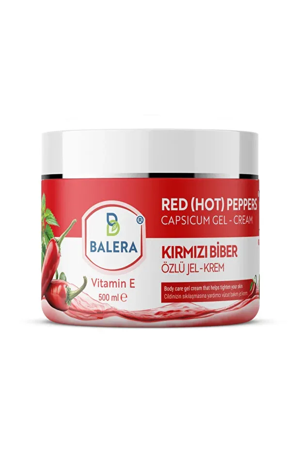 Kavanoz 500 ml Masaj ve Bakım Jeli - Acı Biber