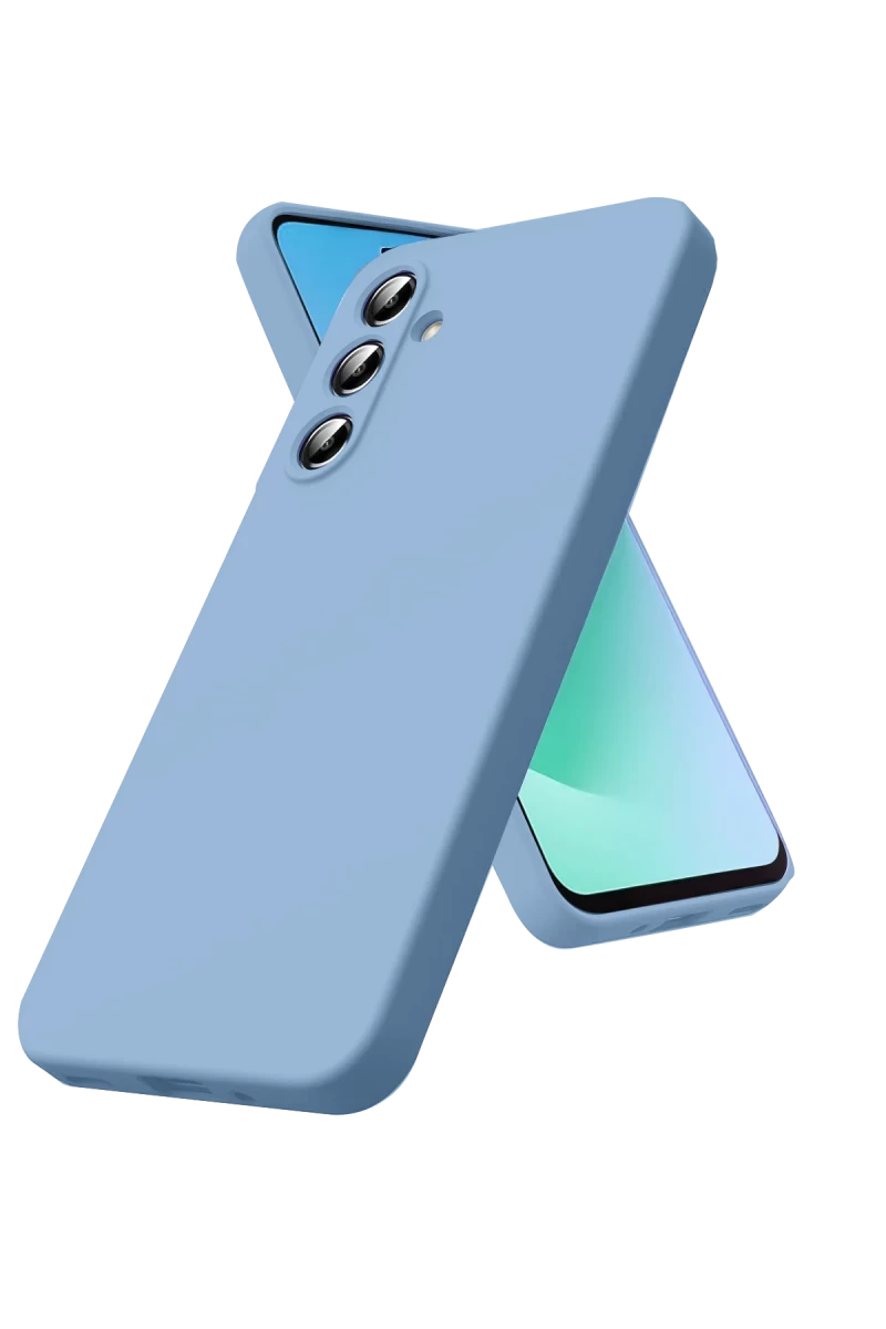 Samsung Galaxy A17 5G Uyumlu Nano içi Kadife Silikon - Mavi