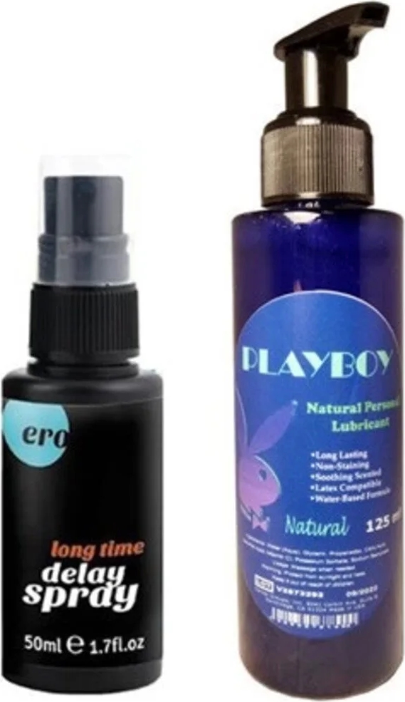Muzice Ero Long Time Spray For Men 50ML Erkeklere Özel Sprey + Muzice 125ML Lubricant Gel