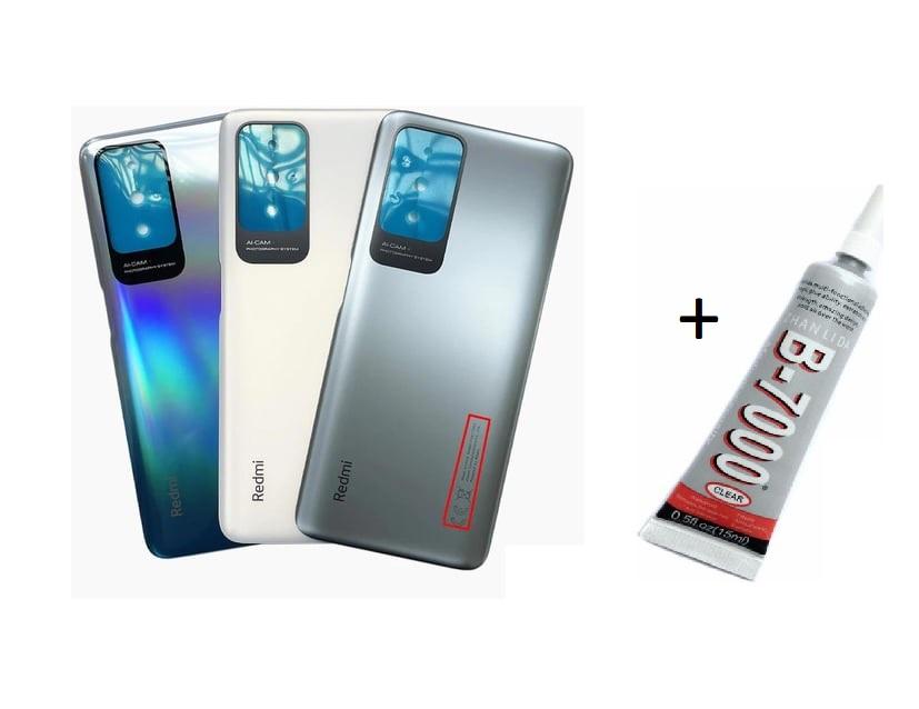REDMİ 10 Uyumlu Arka Batarya Pil Kapağı KARBON GRİSİ (B70