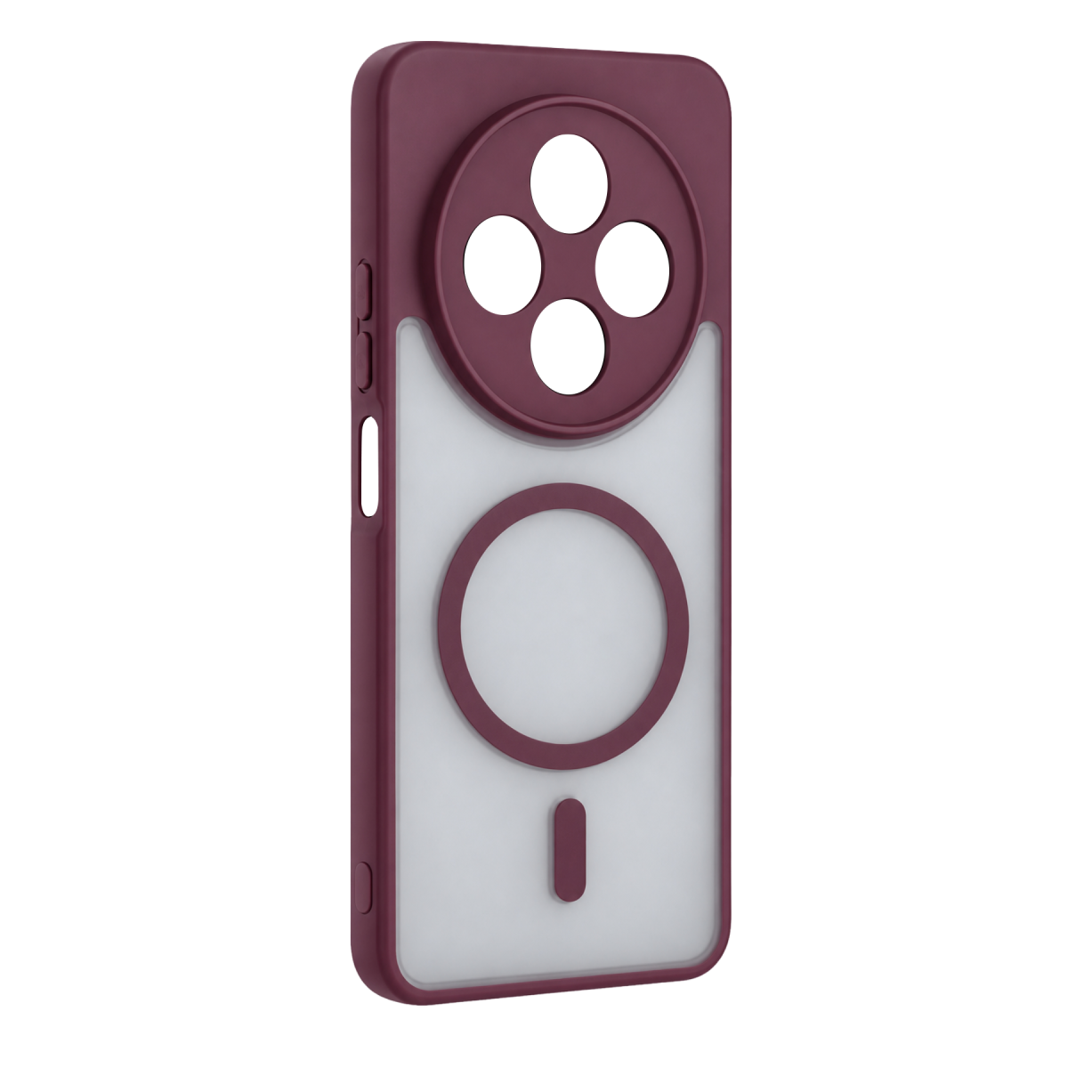 Xiaomi Redmi 14C Loji Magsafe Kapak - Bordo