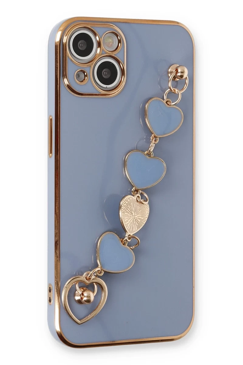 Apple iPhone 14 Plus Uyumlu Kılıf Esila Silikon - Gri